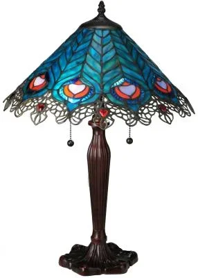 Two Light Table Lamp074346
