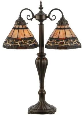 Two Light Table Lamp086886