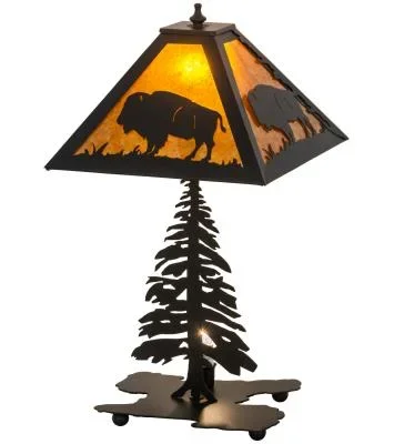 Two Light Table Lamp988358