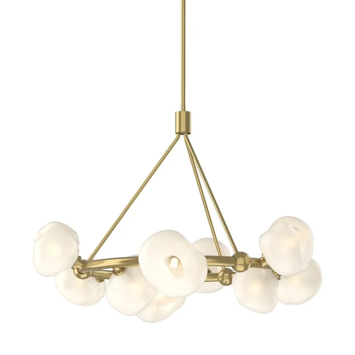 Ume 9-Light Ring Pendant 9-Light Frosted Glass (FD) in Modern Brass131069-SKT-MULT-86-FD0710
