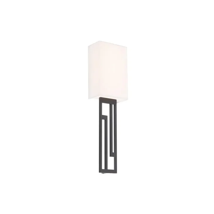 Vander 6in LED Wall Sconce 3-CCT 2700K-3000K-3500K Set to 3500K in BlackWS-26222-35-BK