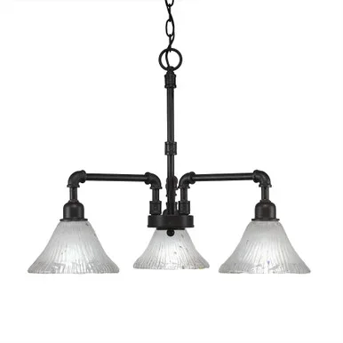 Vintage Three Light Chandelier (283-DG-751)