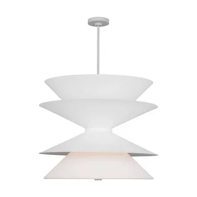 Visual Comfort Studio Chambord 12 Light Pendant in Cast Plaster – LXP10212CPST