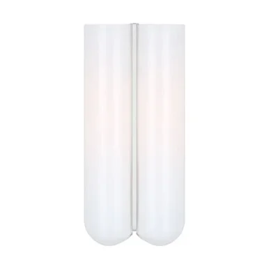 Visual Comfort Studio Cheverny One Light Wall Sconce in Matte White – LXW1061MWT