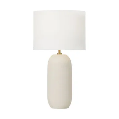 Visual Comfort Studio Fanny One Light Table Lamp in Matte Concrete – HT1061MC1
