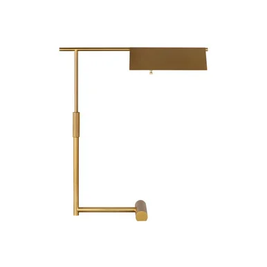 Visual Comfort Studio Foles One Light Table Lamp in Burnished Brass – CT1221BBS1