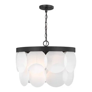 Visual Comfort Studio Mellita Six Light Pendant in Midnight Black – 5102506-112