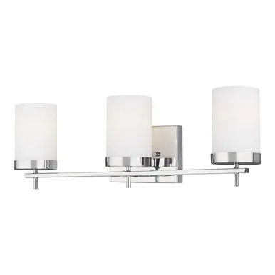 Visual Comfort Studio Zire Three Light Wall / Bath in Chrome – 4490303-05