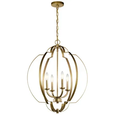 Voleta Four Light Foyer Pendant (42138NBR)