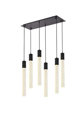 Weston Six Light Pendant (2066D32BK)
