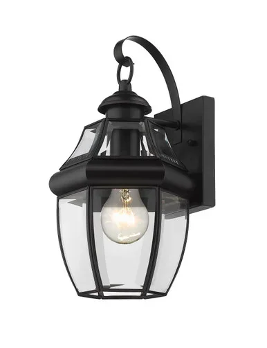 Westover One Light Outdoor Wall Light (580S-BK)