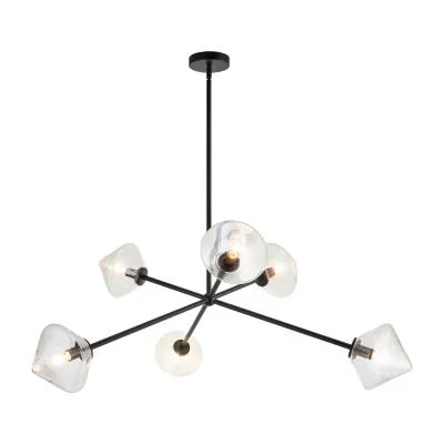 Wheatland Outdoor Hanging Lantern – Powder Coat Bronze – Clear Seeded Glass – 8.3in. Diameter – E26 Medium Base