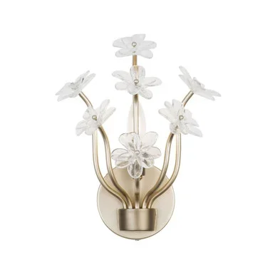 Wildflower One Light Wall Sconce (378W01GDAR)