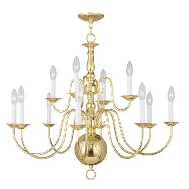 Williamsburgh 12 Light Chandelier (5014-02)