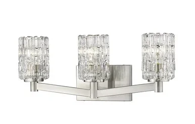 Z-Lite Aubrey Three Light Vanity in Brushed Nickel – 1931-3V-BN