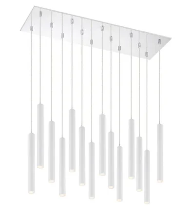 Z-Lite Forest LED Chandelier in Chrome – 917MP12-WH-LED-14LCH