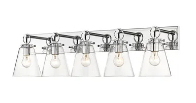 Z-Lite Harper Five Light Vanity in Chrome – 483-5V-CH
