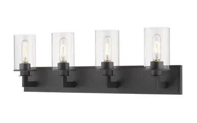 Z-Lite Savannah Four Light Vanity in Bronze – 462-4V-BRZ