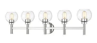 Z-Lite Sutton Five Light Vanity in Chrome – 7502-5V-CH