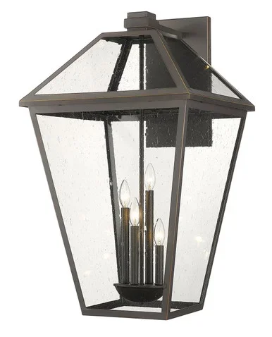 Z-Lite Talbot Four Light Outdoor Wall Light in Oil Rubbed Bronze – 579XLX-ORB