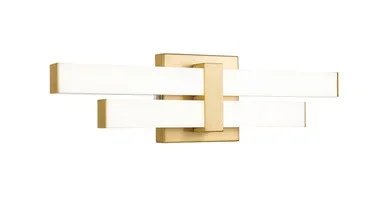 Z-Lite Zane LED Vanity in Modern Gold – 1008-18W-MGLD-LED