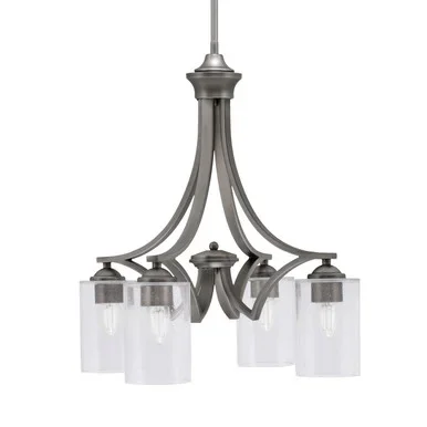 Zilo Four Light Chandelier (568-GP-300)