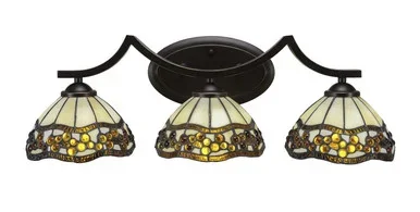 Zilo Three Light Bath Bar (553-DG-9975)
