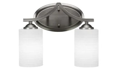 Zilo Two Light Bath Bar (552-GP-4061)