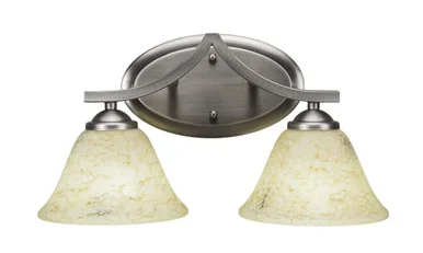 Zilo Two Light Bath Bar (552-GP-508)